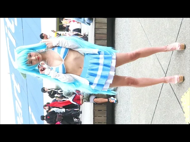 2019 ff34 cosplay#4 泳裝初音miku (by南楓